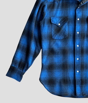 -PENDLETON- Vintage 70s M Wool Check Shirt