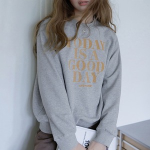 vintage logo print crew neck sweatshirt