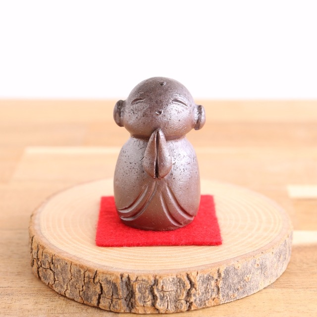 備前焼　お地蔵さん（小）笑顔ver.