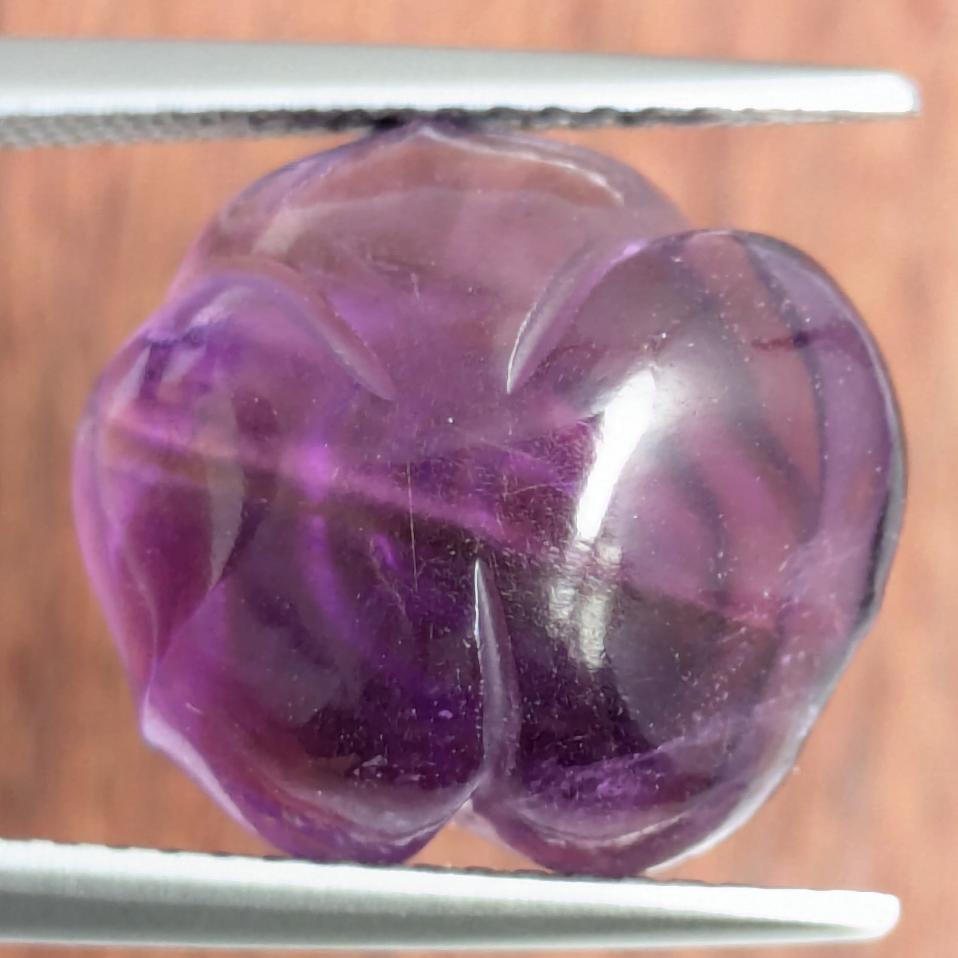 アメシスト ルース ミャンマー・モゴック産【8.03ct】 PRO208559
