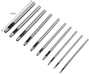 14本 穴あけポンチ ハトメ抜き 丸形 円型 打ち具 レザークラフト DIY ポンチセット 革ポンチ 皮ポンチ 中空 パンチ ベルト スチール製 0.5mm 0.8mm 1mm 1.5mm 2mm 2.5mm 3mm 3.5mm 4mm 4.5mm 5mm 6mm 7mm 8mm