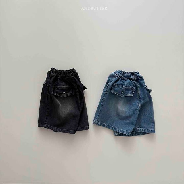 【取寄】andbutter｜love rivet pants｜ラブリベットパンツ｜S-JM｜kids&jr｜26 summer