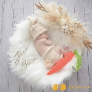 【ホワイトスワッグ】ニューボーンフォト撮影セット|おうちで簡単レンタル