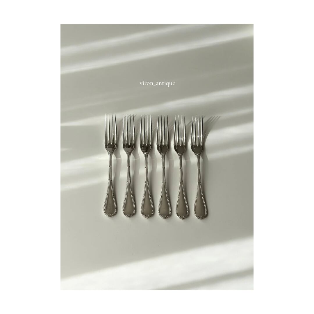 Christofle クリストフル / “Rubans” Fork フォーク 18.5cm