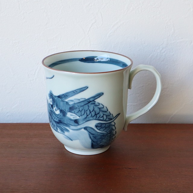 波佐見焼　龍絵　新マグカップ