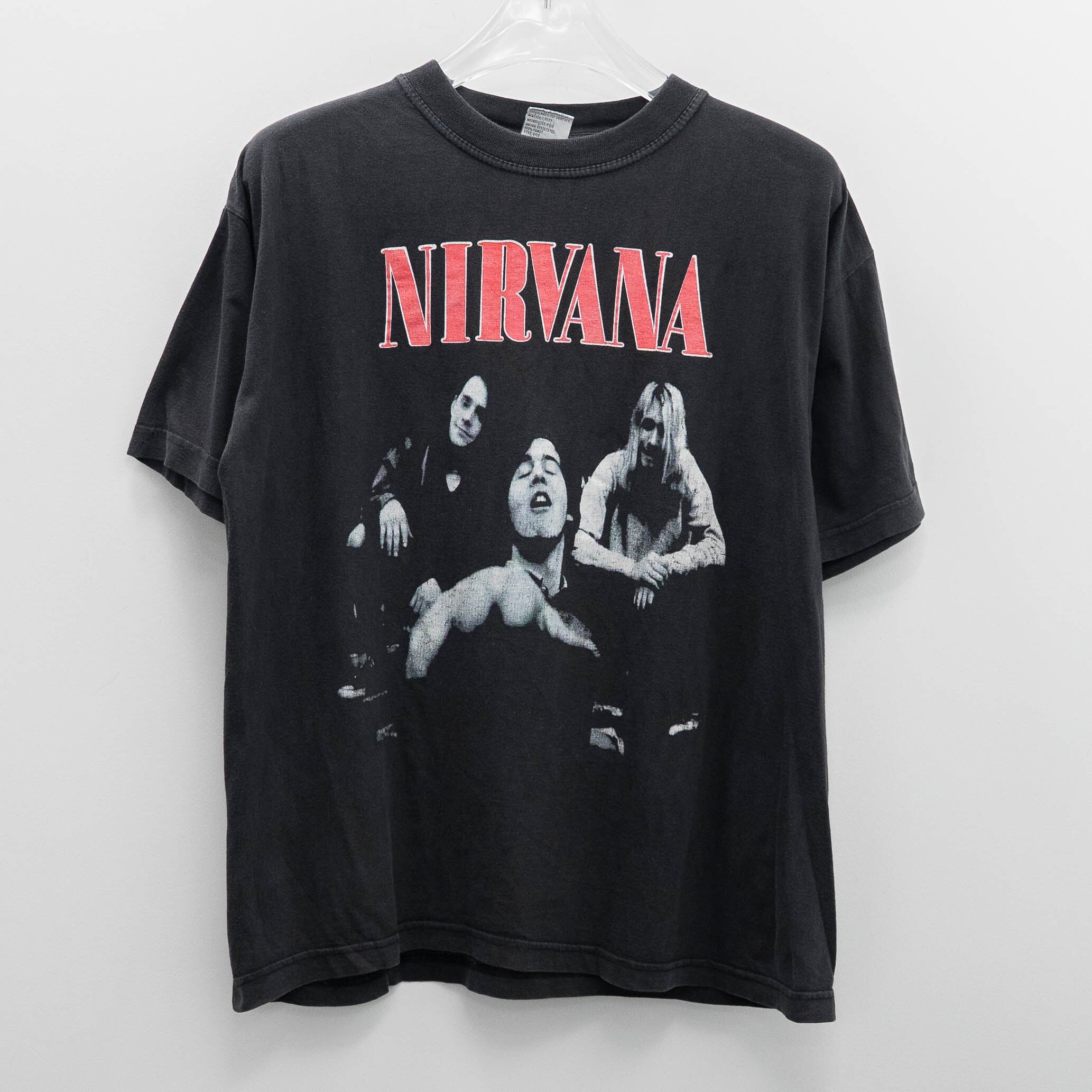 Nirvana " Bootleg Member Portrait " Top Shirts XL【A4-291】