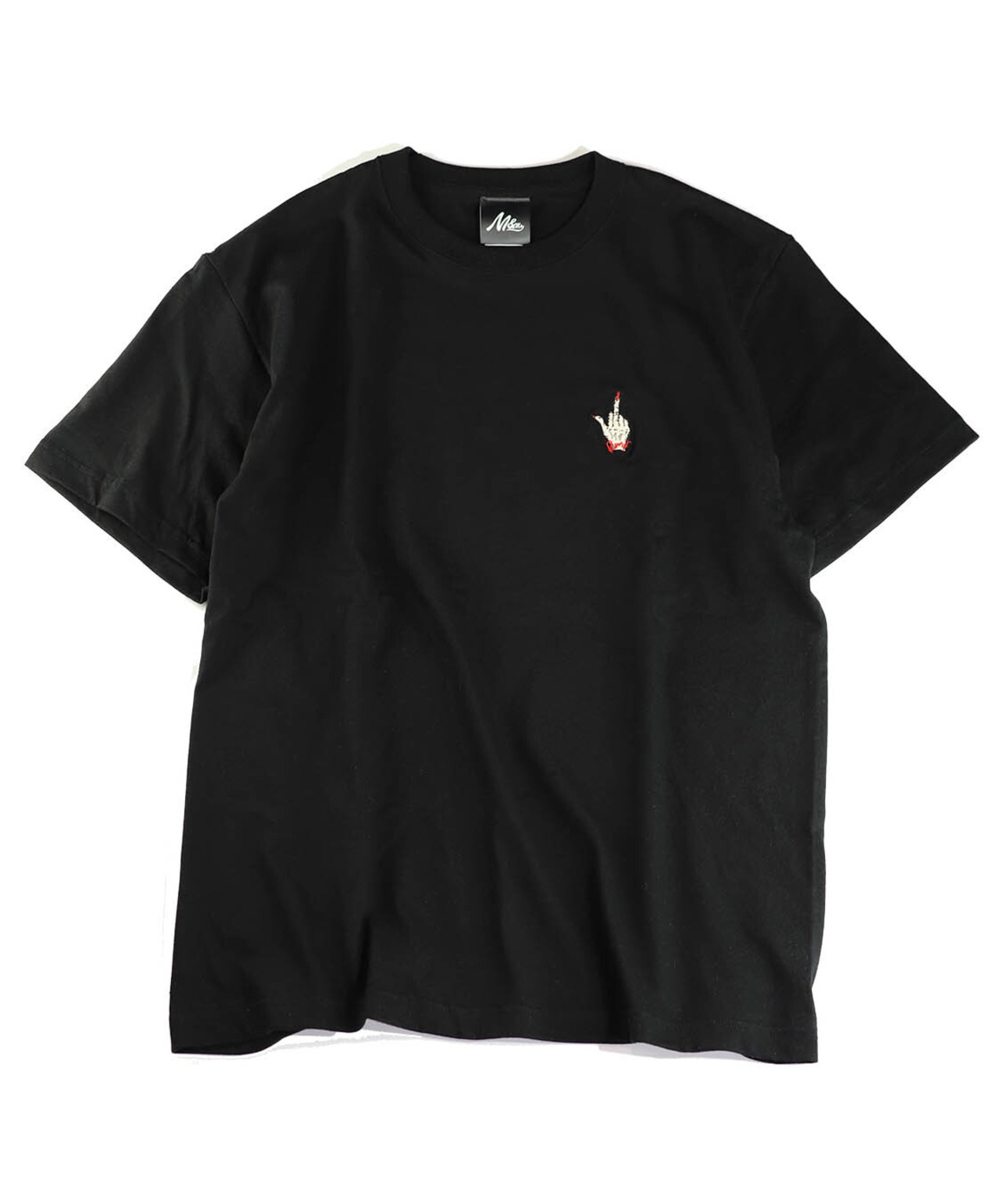 RAISE MIDDLE FINGER - 刺繍Tee (Sサイズ)