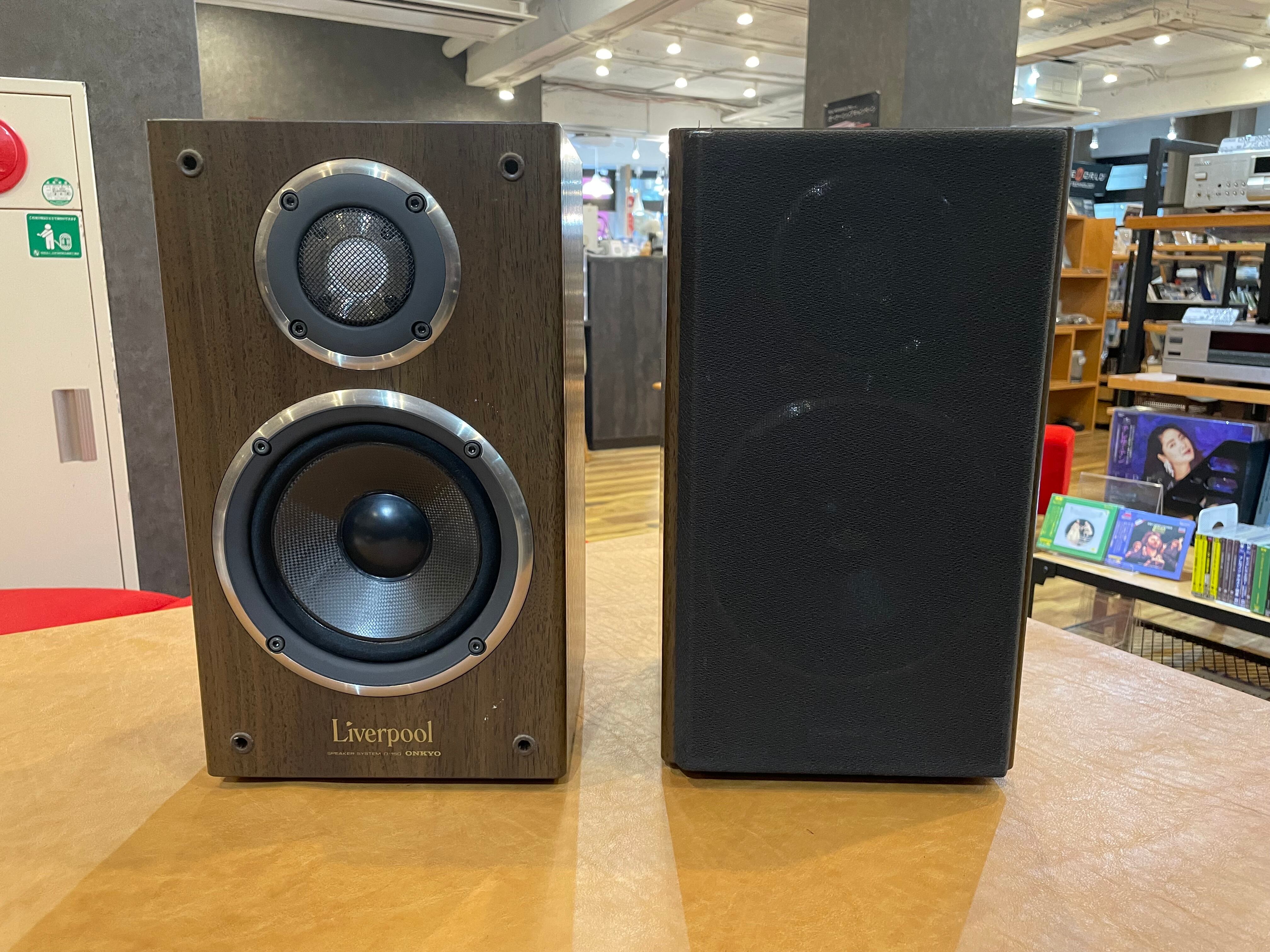 ONKYO D-150 Liverpool ペアスピーカー エッジ交換済み ONKYO