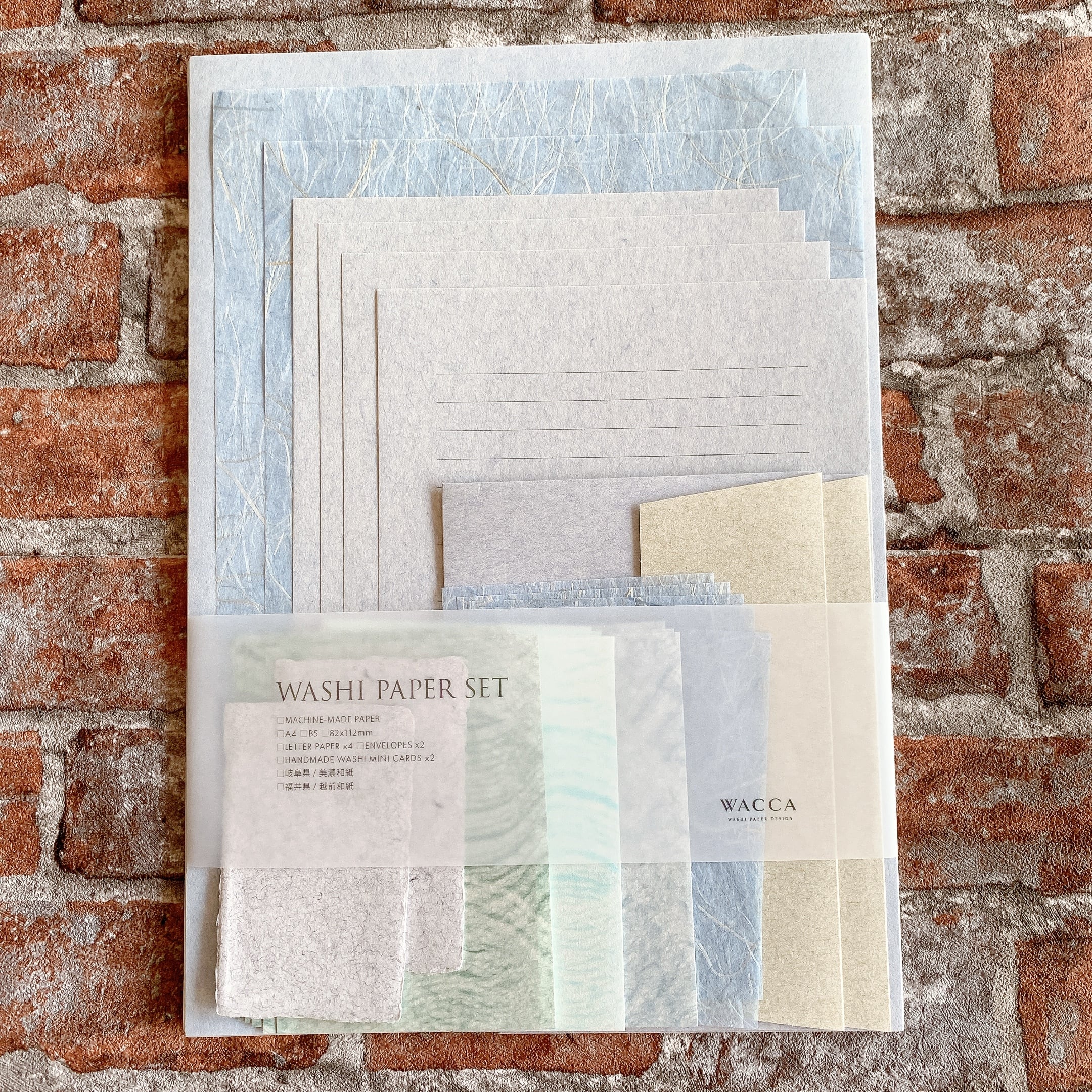 WASHI PAPER SET和紙アソートセット /BLUE | penpen bungu