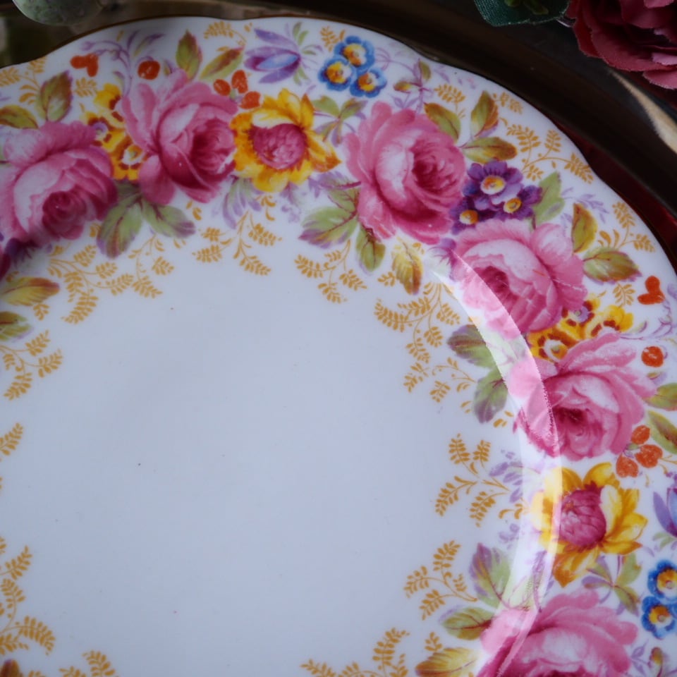 希少 英国ロイヤルアルバート セレナ プレートA F4 | antique FEELPORT