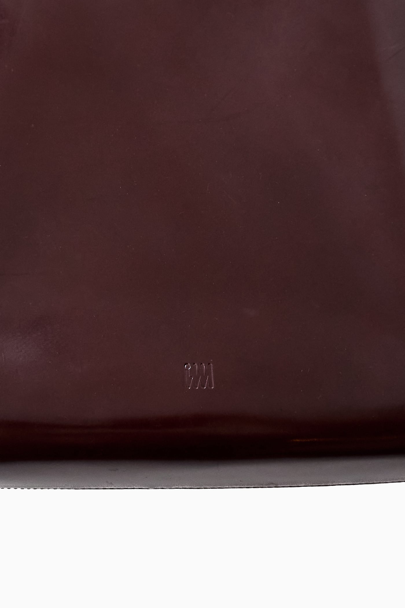 im MIYAKE DESIGN STUDIO BORDEAUX LEATHER TOTE BAG | Reben