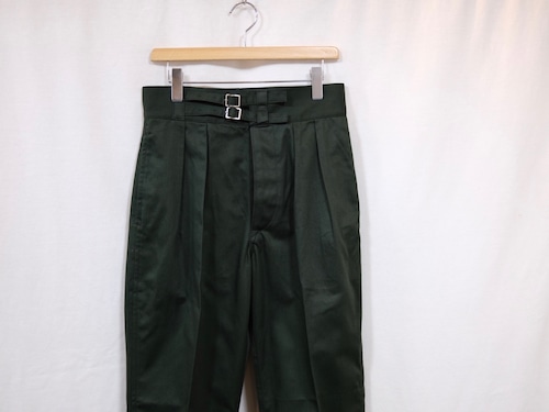 LENO”Men’s DOUBLE BELTED GURKHA TROUSERS KHAKI”