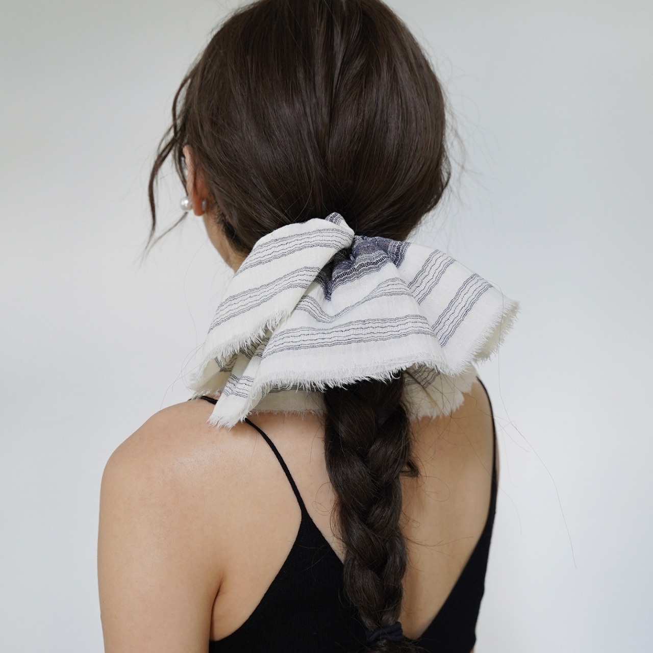 Fringe Stripe Hair Accessory 【2color】 T4456