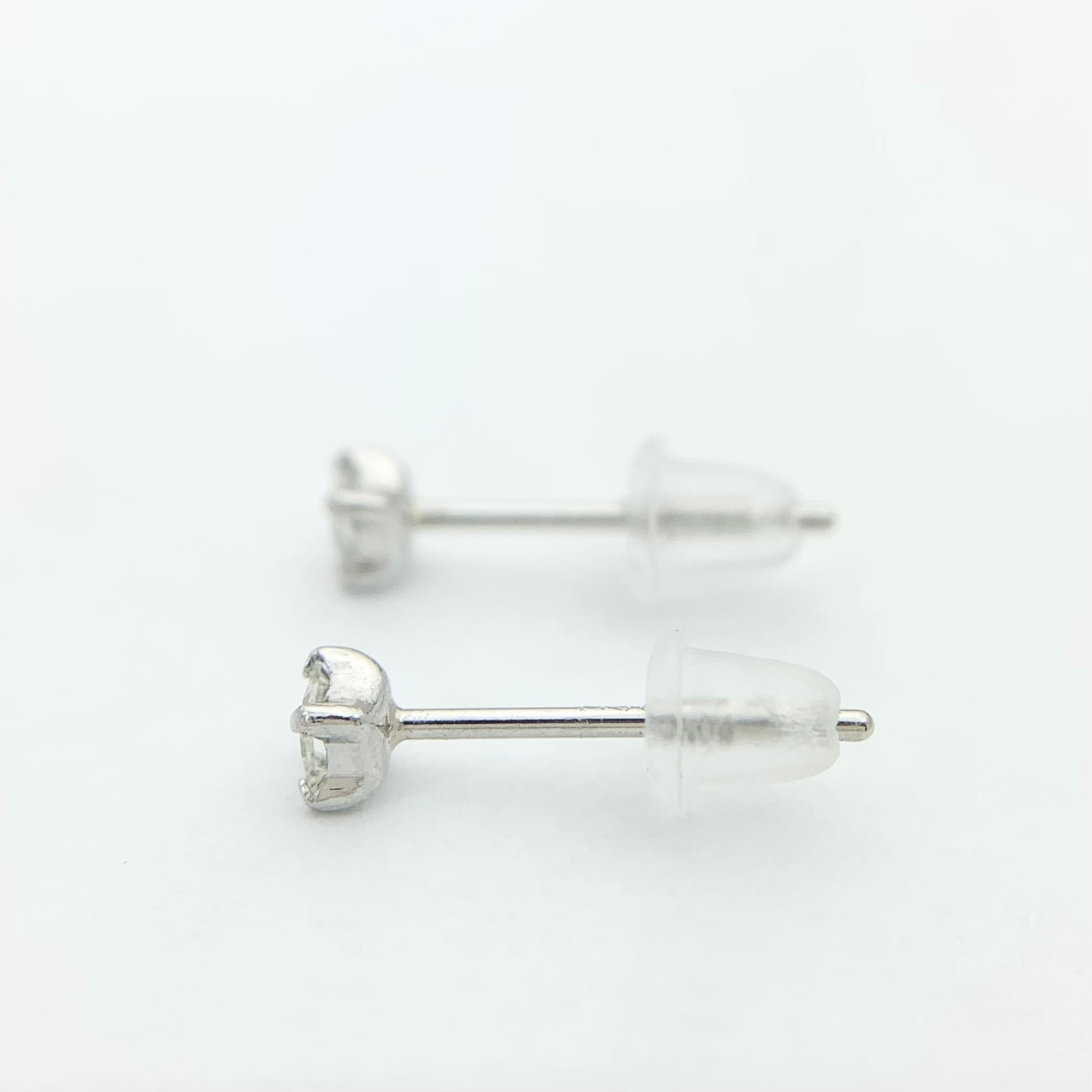 Pt プリンセスカット ダイヤモンド ピアス 0.08ct | ジュエリー Pt プリンセスカット ダイヤモンド ピアス 0.08ct | ジュエリー