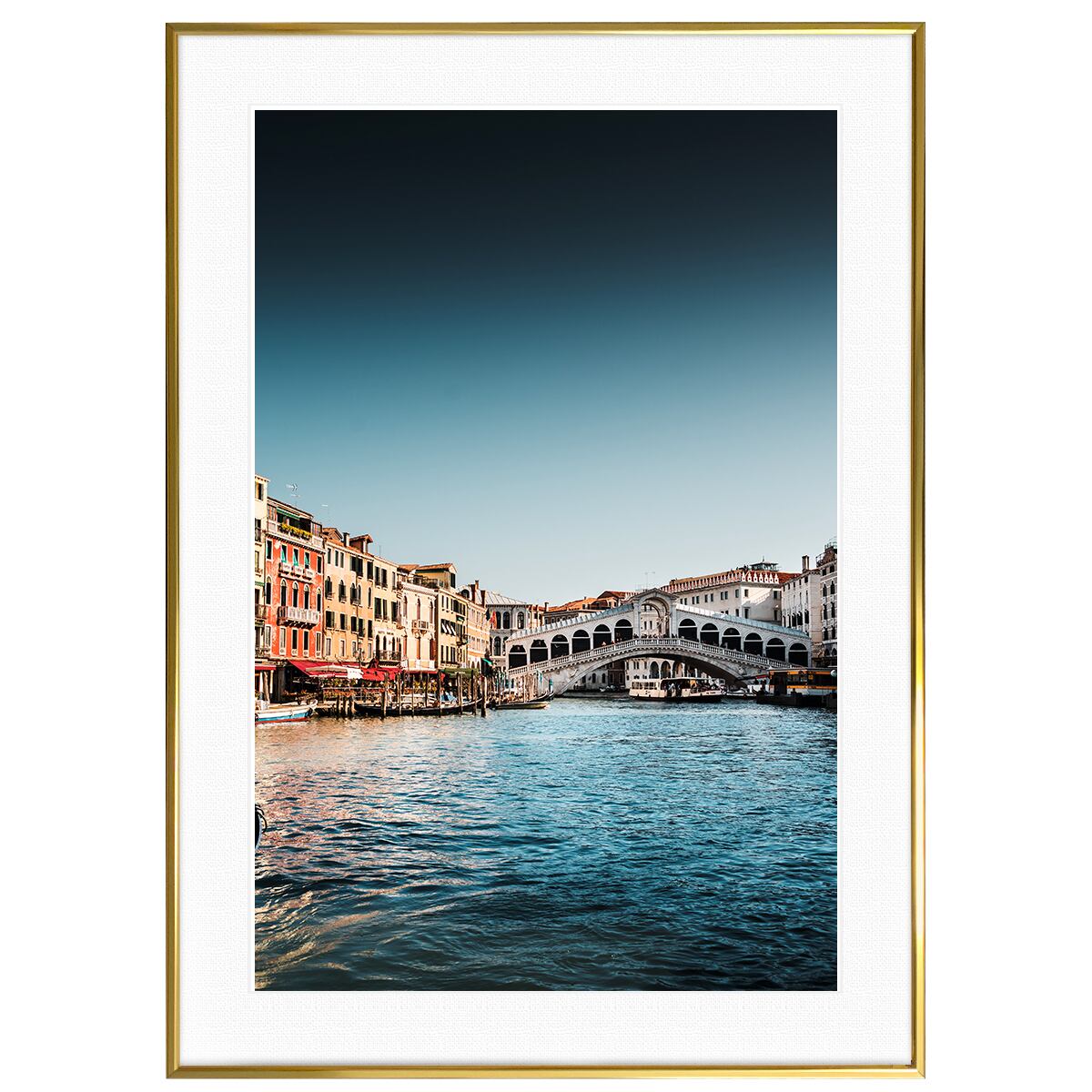 水彩画 ヴェネツィア ゴンドラの風景 一点物 水彩画 ヴェネツィア