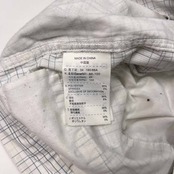 NIKE GOLF ナイキ ゴルフ チェック柄 ストレッチ ハーフパンツ ショートパンツ サイズ 34/M /メンズ/ホワイト