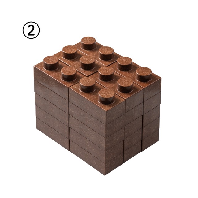 【レンブロックの日2026期間限定セール】レンブロックキッズ　凸ブロック単色 30個セット