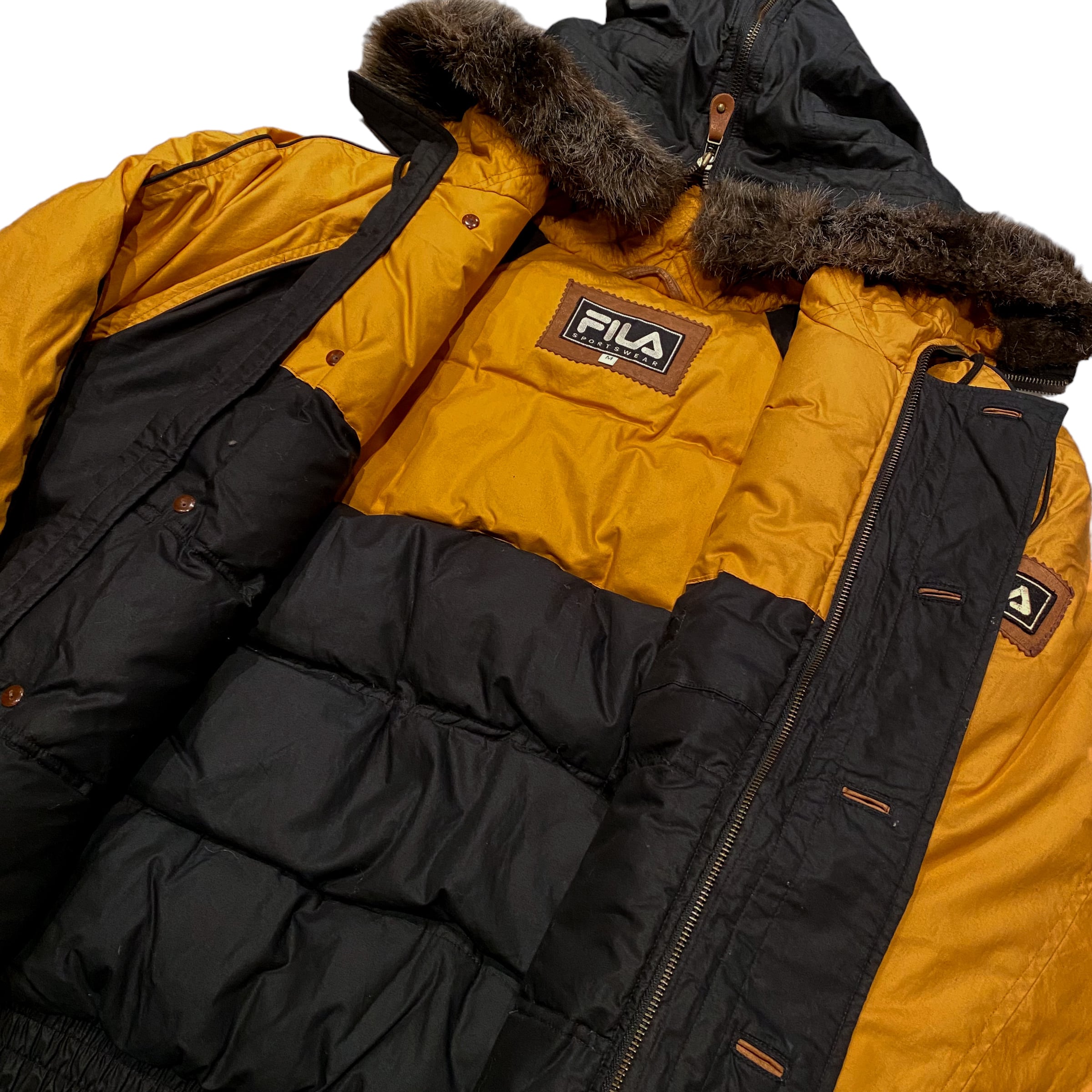 90's FILA Sports Wear N-2B Type Down Jacket M / フィラ フライト ...