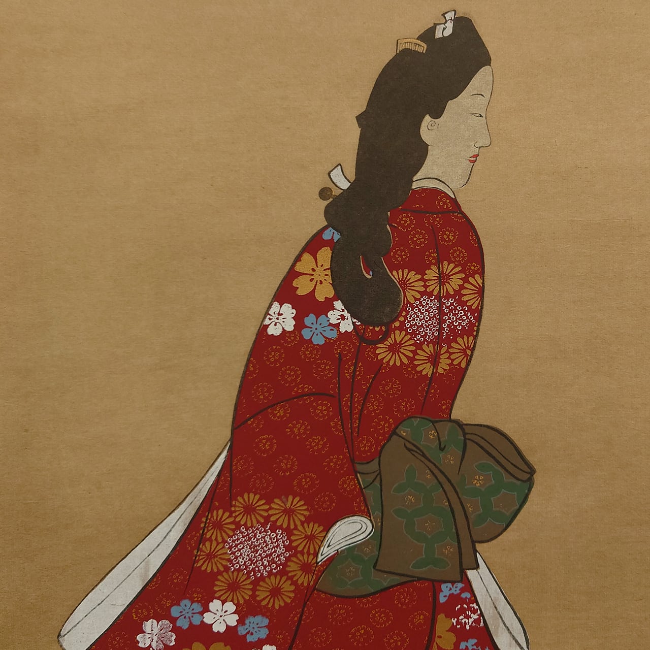 見返り美人図 Beauty looking back / K | KAKEJIKUYA