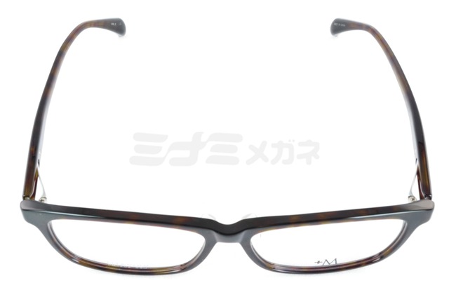 プラスエム メガネ PM-202 COL.2 スクエア +M 大きいメガネ 顔が大きい人のメガネ ビッグサイズ ラージサイズ テンプルの長さが長い-4枚目
