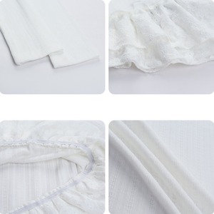 lace panel cut-and-sew top　J00500