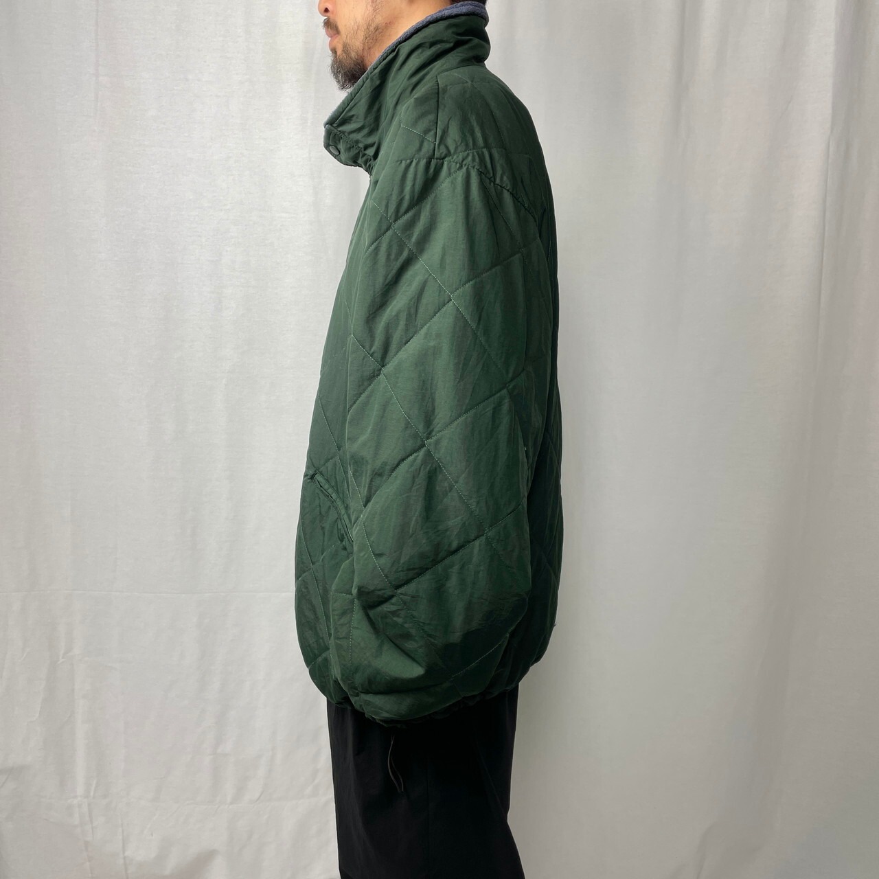 90年代 カナダ製 TYPHOON SPORTSWEAR ナイロン キルティングジャケット 