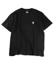 RAISE MIDDLE FINGER - 刺繍Tee (Lサイズ)