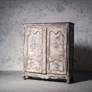 キャビネット/アンティーク/フレンチキャビネット/1900年代/フランス/店舗什器/ペイント/ホワイト/カフェ/スタジオ