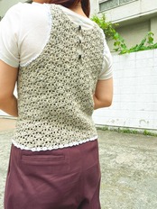 [Pattern]シェルメッシュアメスリトップス