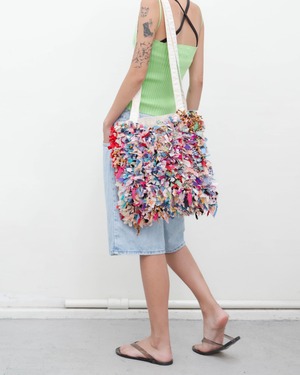 fabric rag tote bag