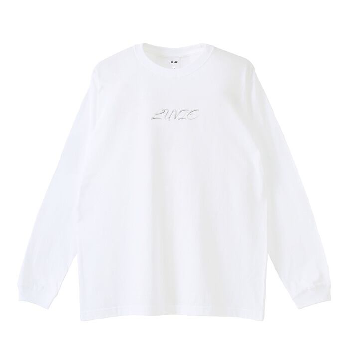 vortex logo long sleeve t-shirt white | Pay ID
