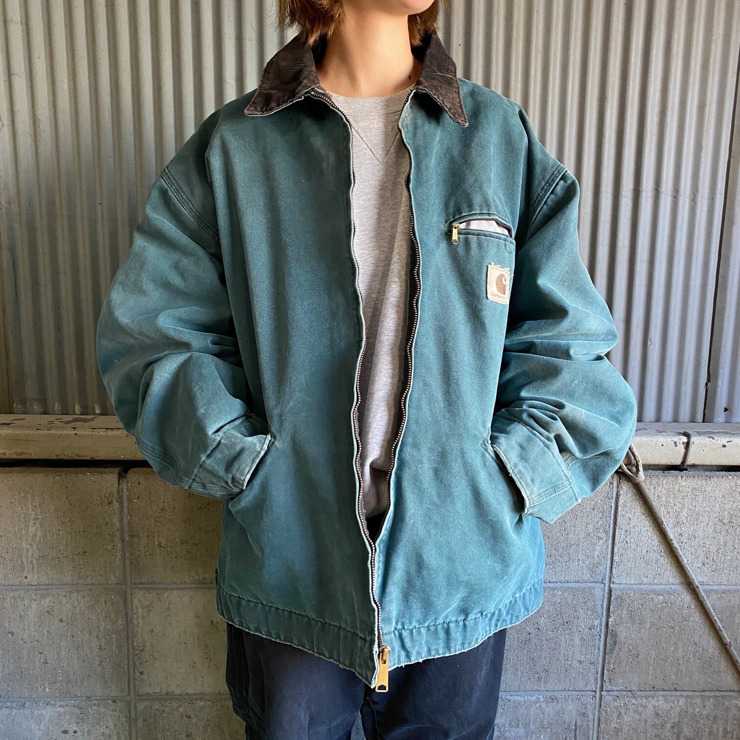 ビッグサイズ USA製 80年代 Carhartt カーハート デトロイトジャケット 