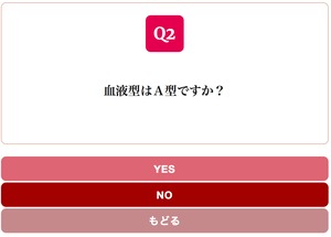 Yes/No Chart RED スタイル