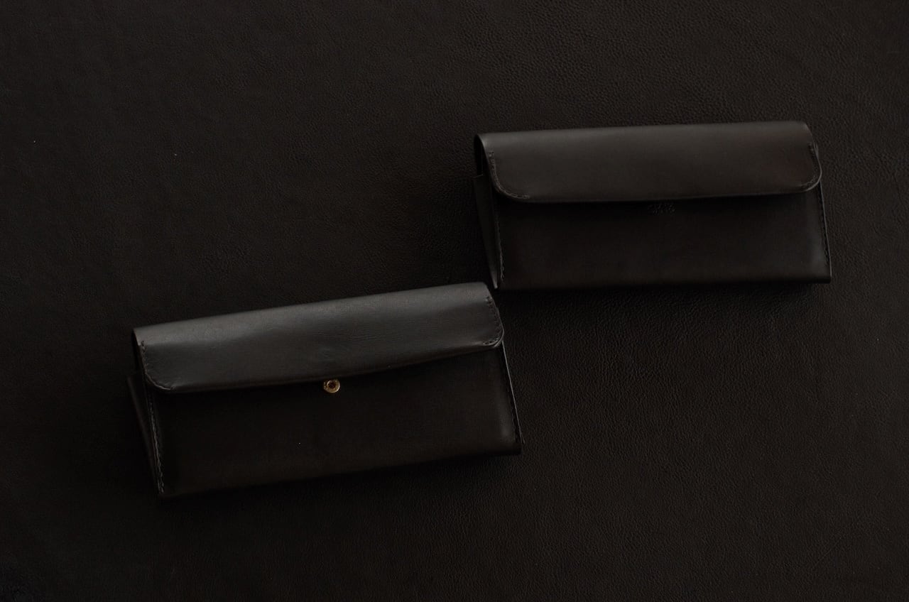 イタリアンレザー 三つ折り長財布