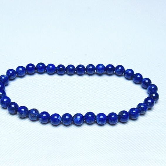 ラピスラズリ ブレスレット 5mm 一点物 メール便可 [M便 1/10] 111-48281
