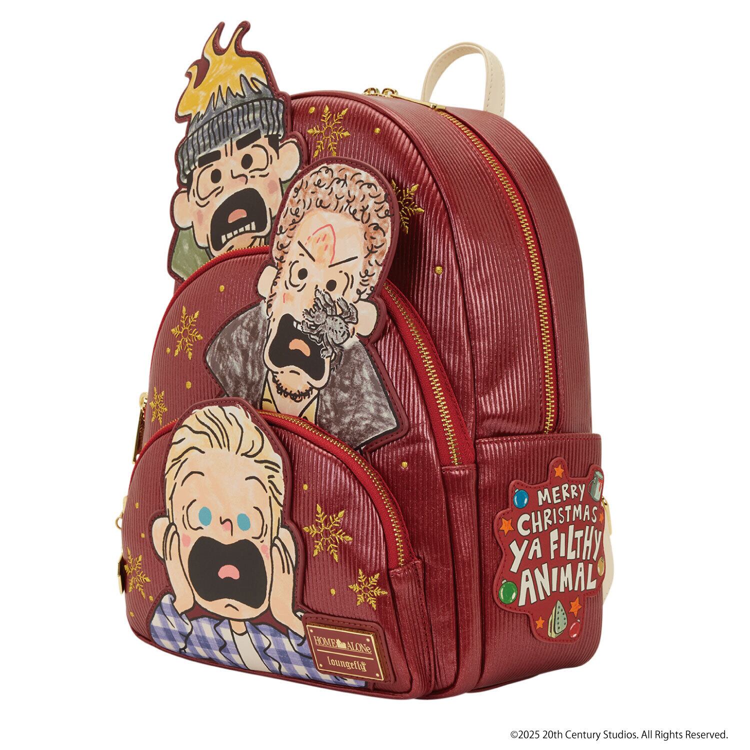 LF TWENTIETH CENTURY STUDIOS HOME ALONE TRIPPLE POCKET MID-SIZE BACKPACK_HMABK0001