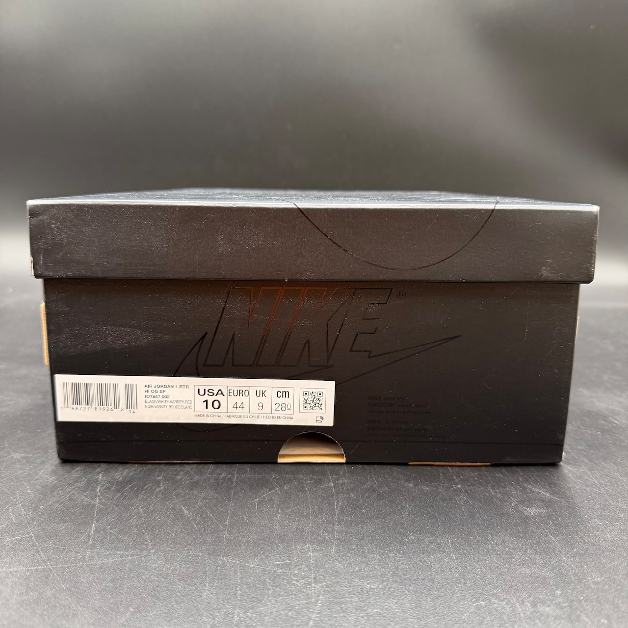 @yousuke912様専用 FRAGMENT DESIGN × UNION × NIKE AIR JORDAN 1 HIGH OG BLACK/VARSITY RED IO7847-002