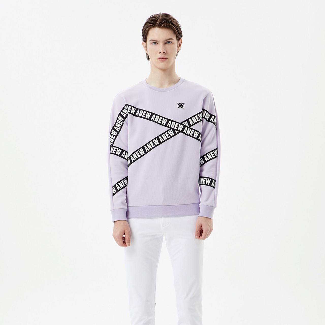 ANEW MEN TAPE ARTWORK POINT SWEATSHIRT