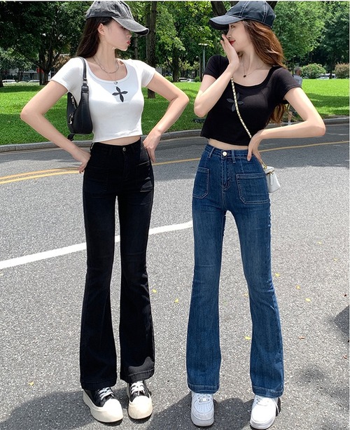 【大きいサイズL-4XL】【春夏新作】ファッションパンツ♪ブラック/ブルー2色展開◆#sedmvm-2580037