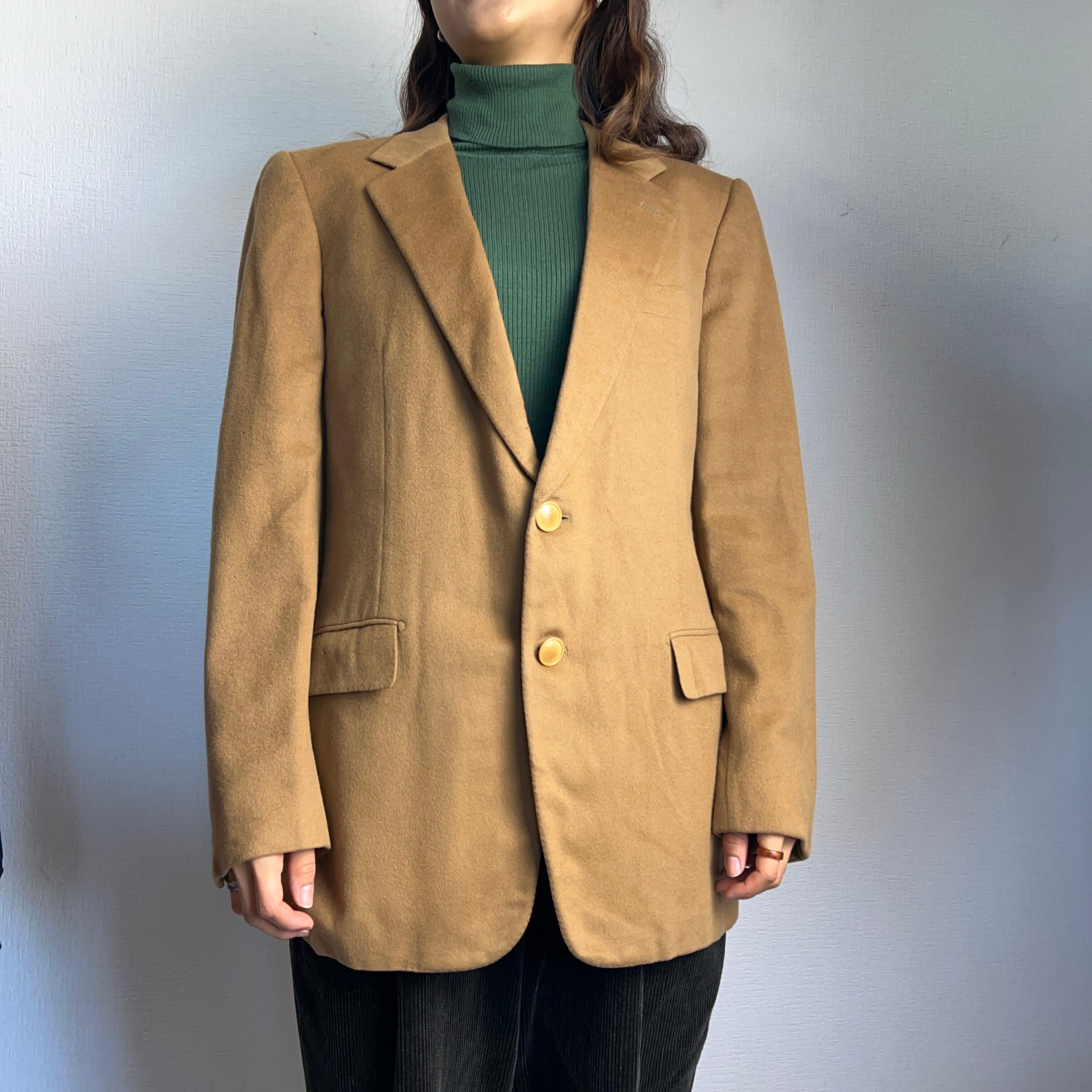 Vintage “HERMES” Cashmere Tailored Jacket ITALY製 エルメス