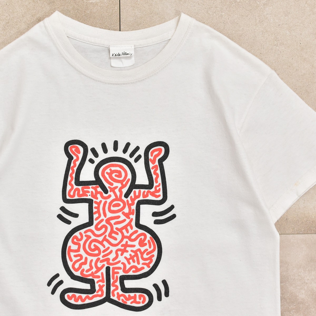 00s Keith Haring art printed T-shirt | 古着屋 grin days memory 
