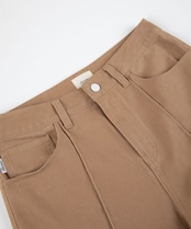 【#Re:room】COTTON TWILL HEM BUTTON TRACK PANTS［REP202］