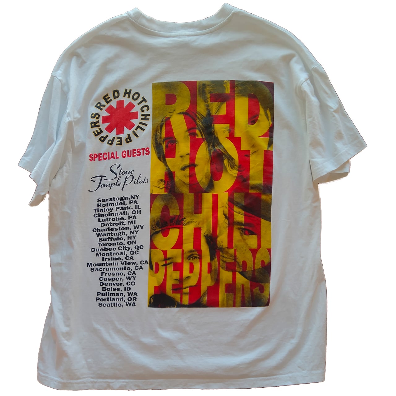 00s レッドホットチリペッパーズ 2004年ツアー レッチリ バンドTシャツ 96a7a3607cb203c316d847190aa84c