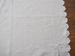リネンナプキン イニシャルとハート型刺繍(穴・シミあり) 画像9