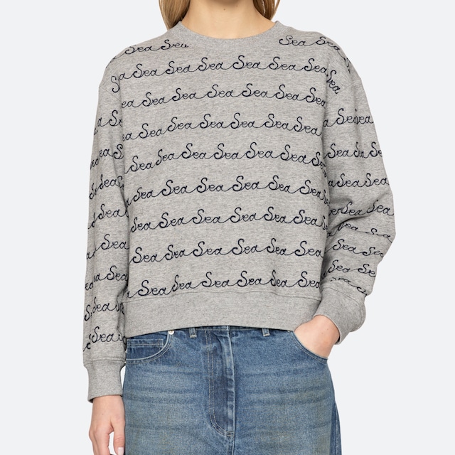 SEA NY　VITA EMB SWEATSHIRT　GREY