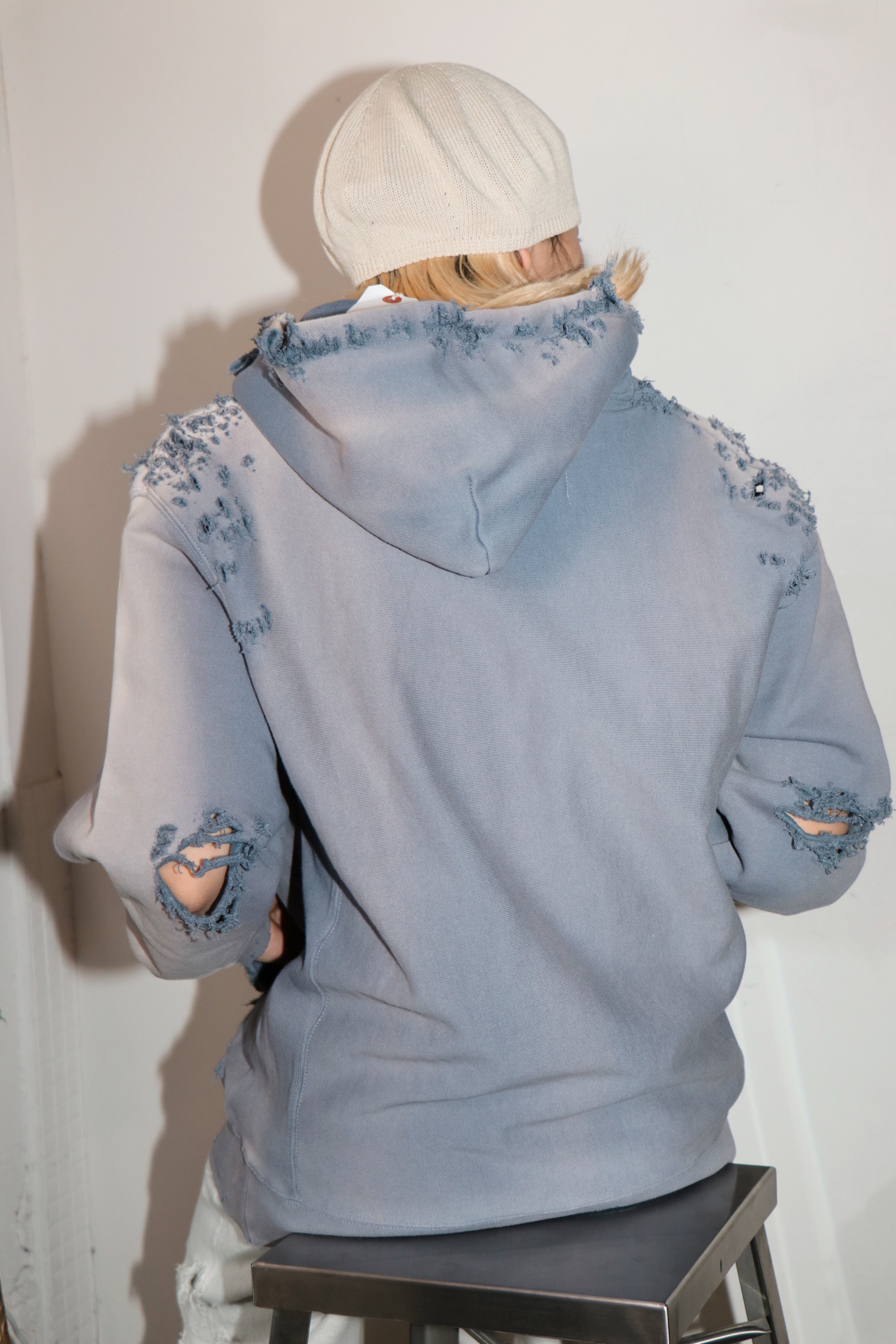 TEPPEIFURUYAMA DAMAGE FOODIE(NAVY) TF-23AW-004 | IAAAM ONLINE STORE