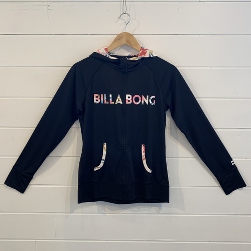 【BILLABONG】レディースフルジップラッシュガードパーカー L