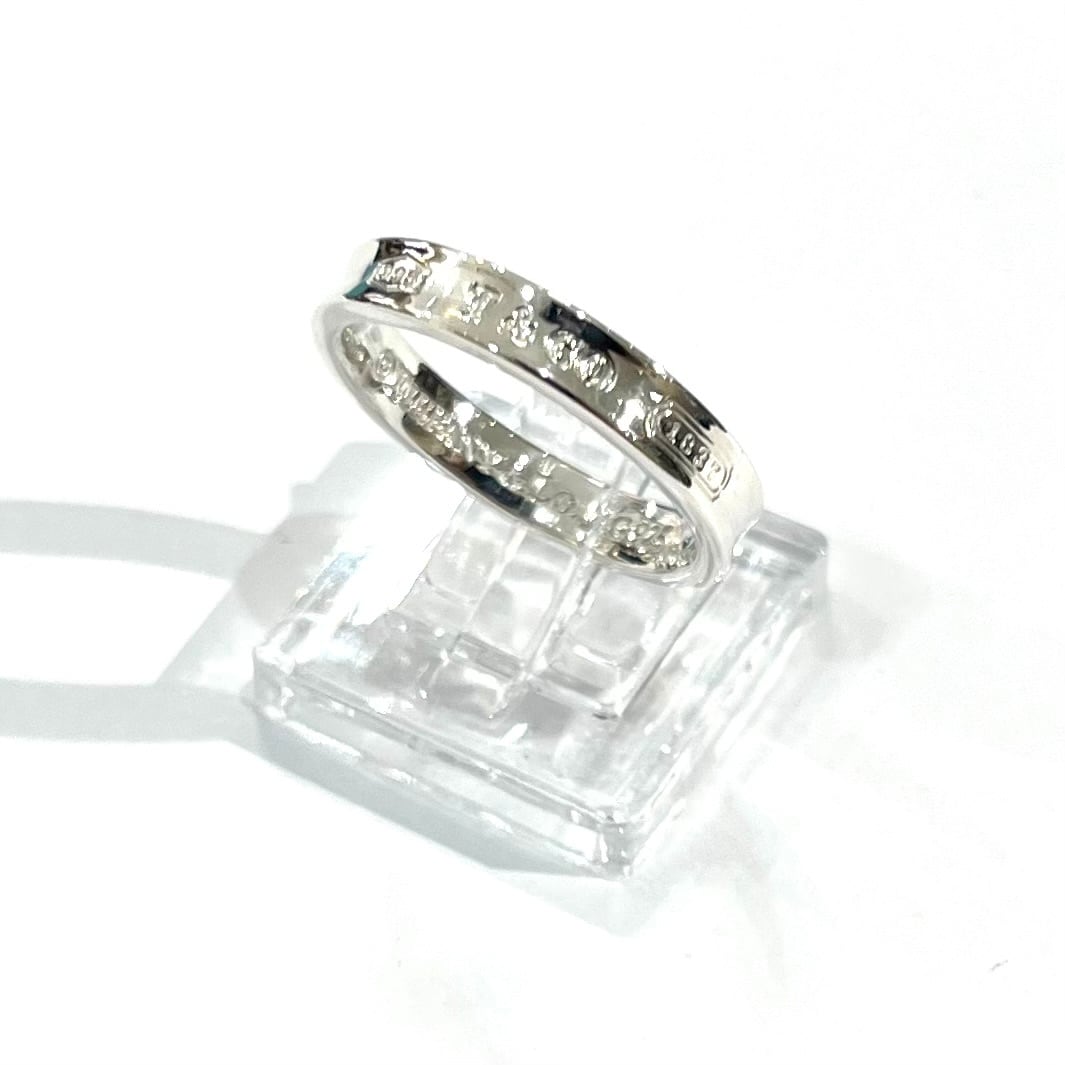TIFFANY&CO】 【17号 】2724 細T&CO ナローシルバー925ヴィンテージ