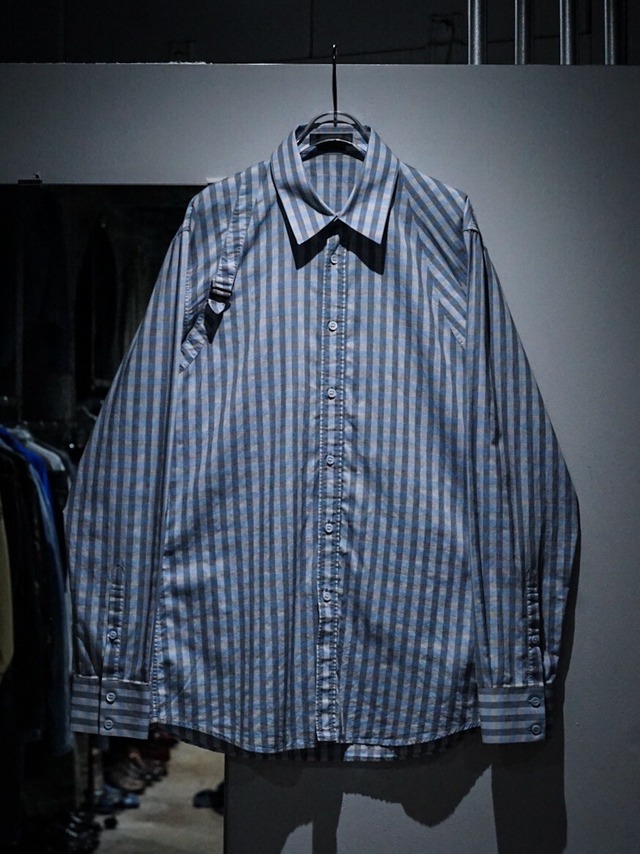 【add(C)vintage】"ALEXANDER McQUEEN" Belt Gimmick L/S Shirt