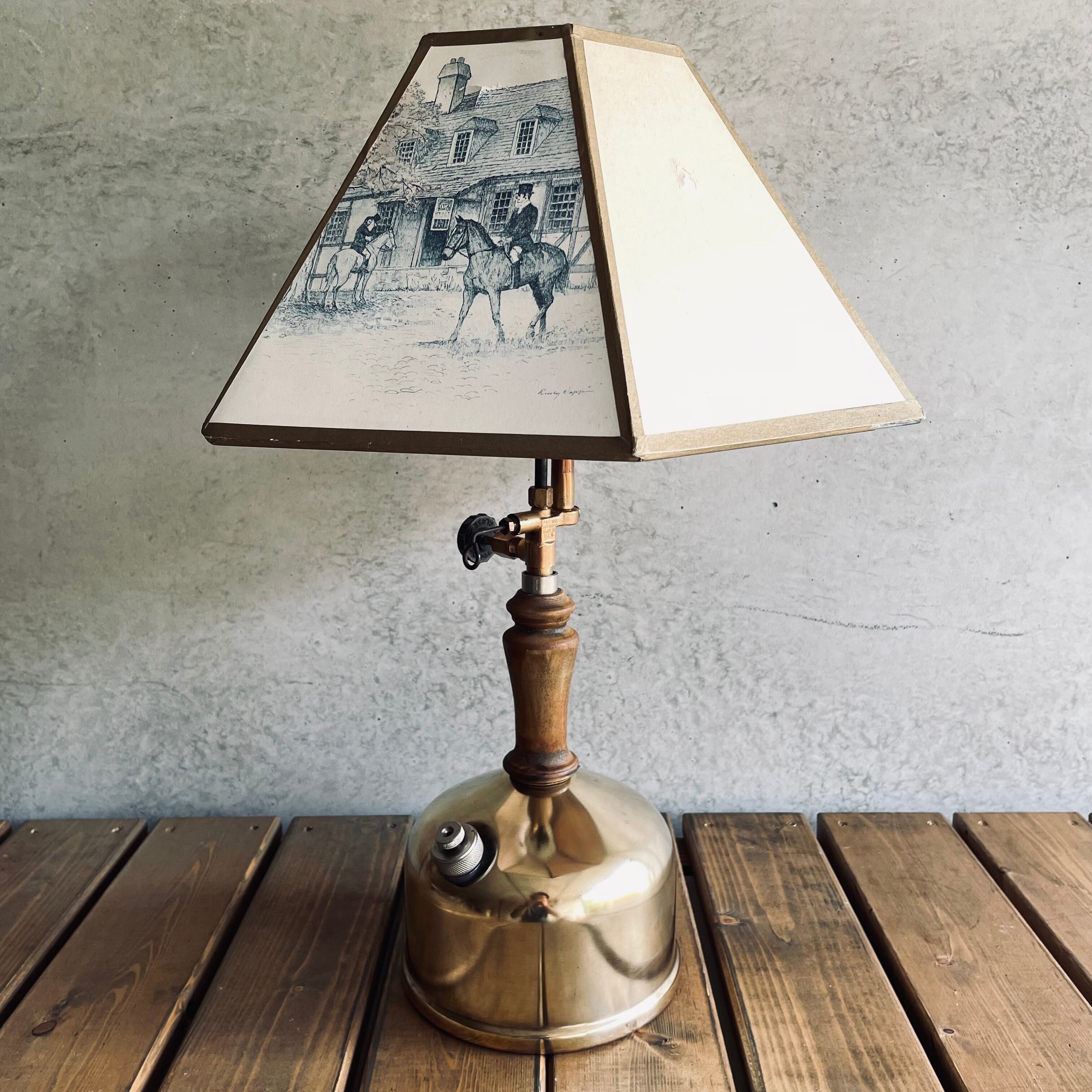 コールマンテーブルランプシェード ビンテージ テーブルランプ